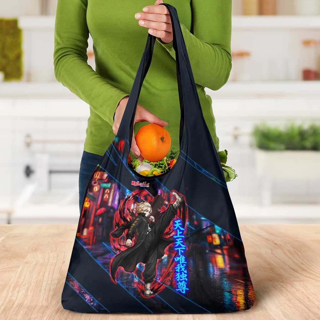 Sano Manjiro Mikey Grocery Bag Neon Tokyo Gang Aesthetic Style