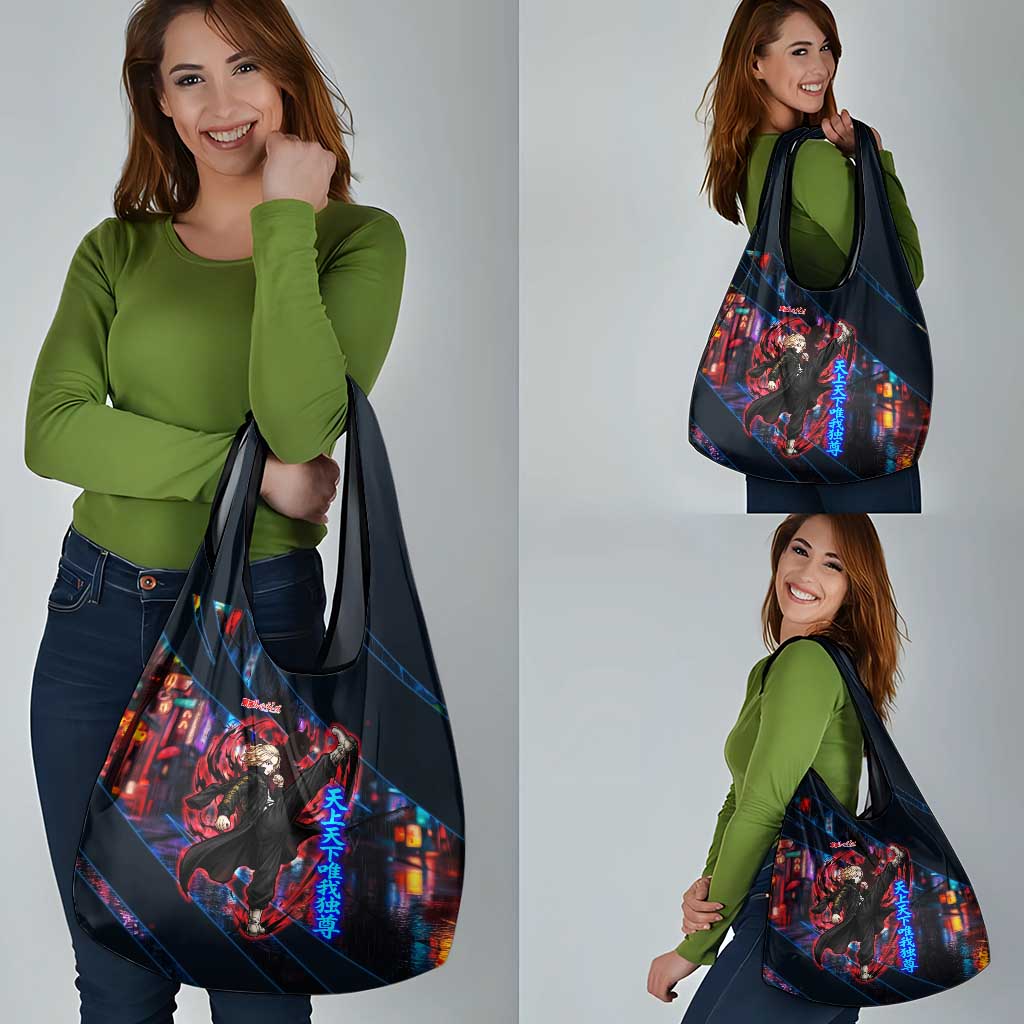 Sano Manjiro Mikey Grocery Bag Neon Tokyo Gang Aesthetic Style