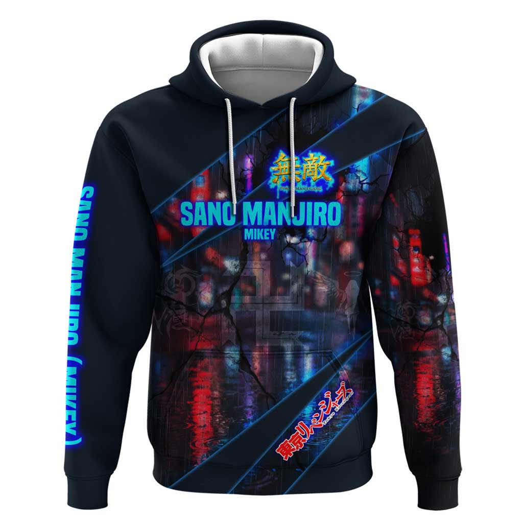 Sano Manjiro Mikey Hoodie Neon Tokyo Gang Aesthetic Style