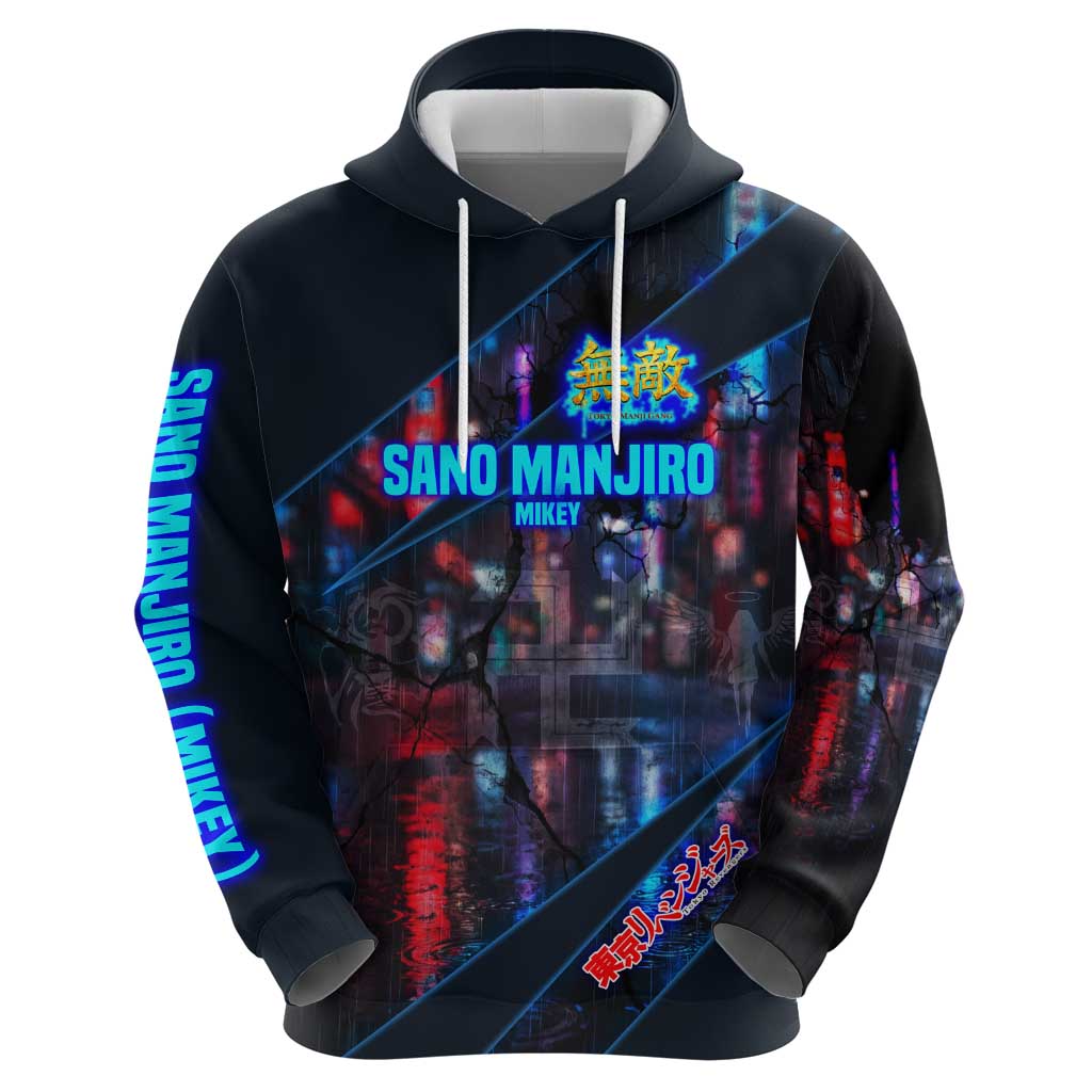 Sano Manjiro Mikey Hoodie Neon Tokyo Gang Aesthetic Style