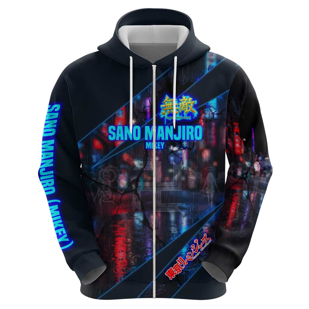 Sano Manjiro Mikey Hoodie Neon Tokyo Gang Aesthetic Style