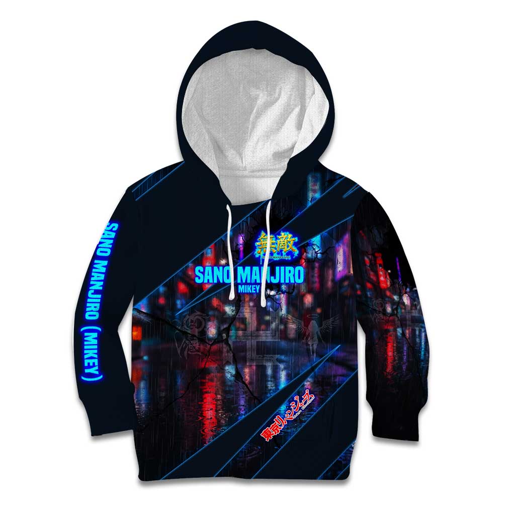 Sano Manjiro Mikey Kid Hoodie Neon Tokyo Gang Aesthetic Style