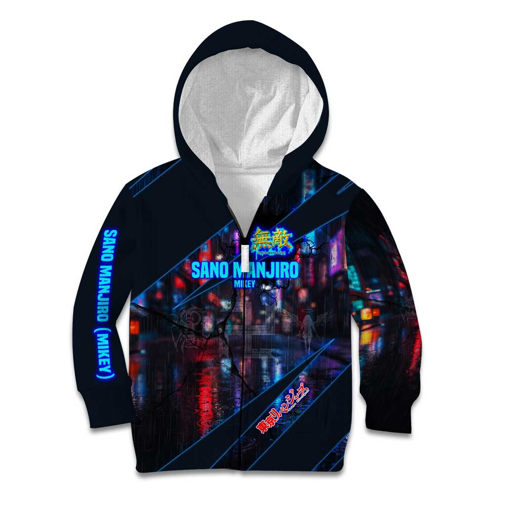 Sano Manjiro Mikey Kid Hoodie Neon Tokyo Gang Aesthetic Style
