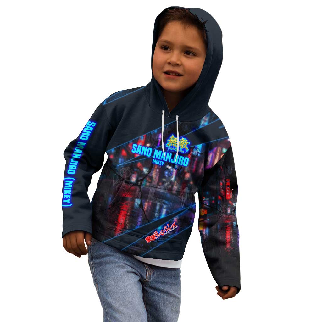 Sano Manjiro Mikey Kid Hoodie Neon Tokyo Gang Aesthetic Style