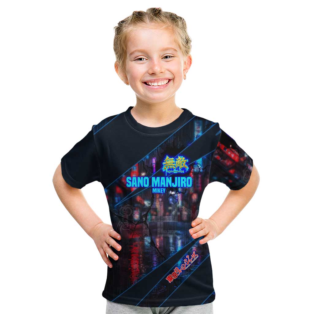 Sano Manjiro Mikey Kid T Shirt Neon Tokyo Gang Aesthetic Style