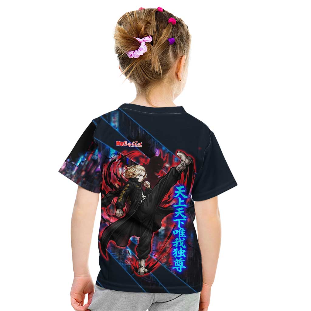 Sano Manjiro Mikey Kid T Shirt Neon Tokyo Gang Aesthetic Style