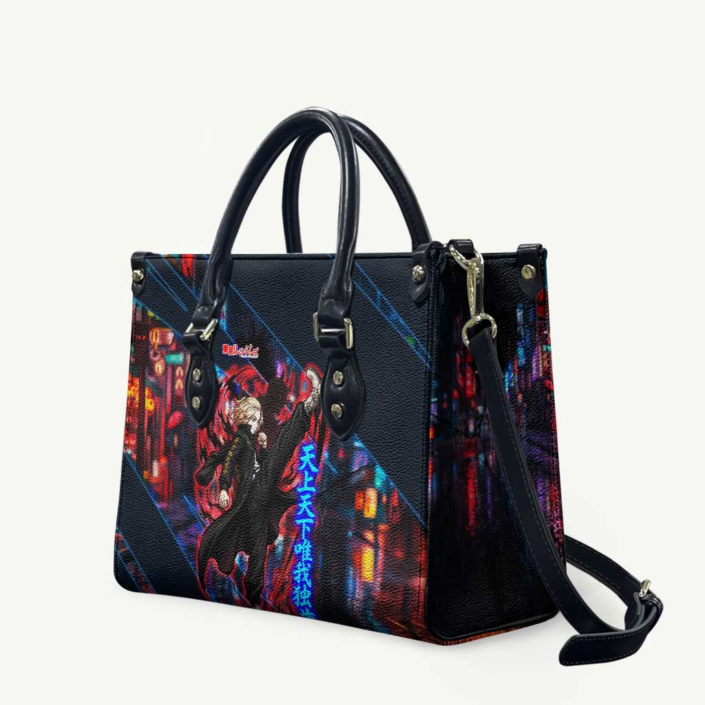 Sano Manjiro Mikey Leather Bag Neon Tokyo Gang Aesthetic Style