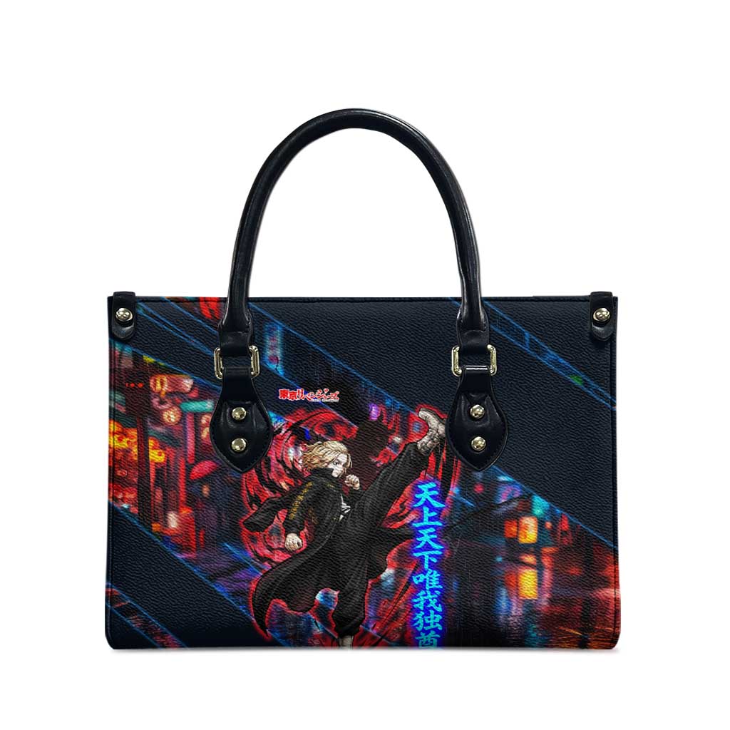 Sano Manjiro Mikey Leather Bag Neon Tokyo Gang Aesthetic Style