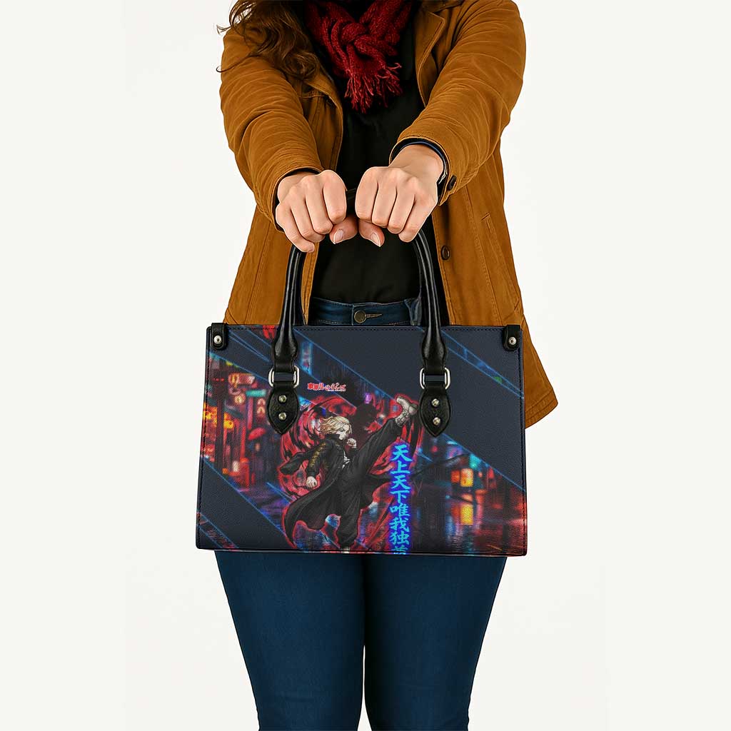 Sano Manjiro Mikey Leather Bag Neon Tokyo Gang Aesthetic Style