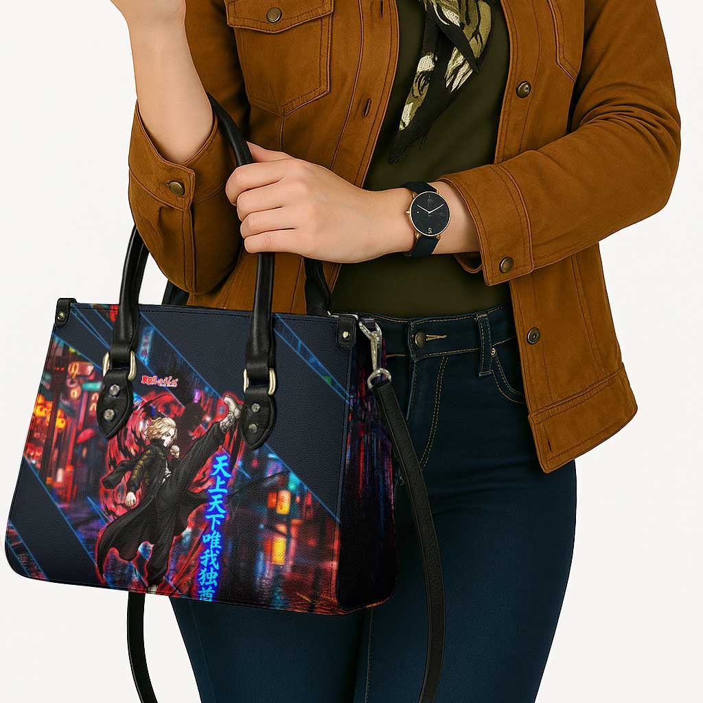 Sano Manjiro Mikey Leather Bag Neon Tokyo Gang Aesthetic Style