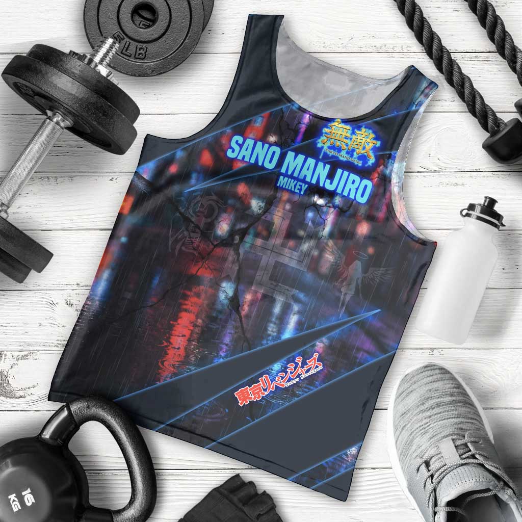 Sano Manjiro Mikey Men Tank Top Neon Tokyo Gang Aesthetic Style