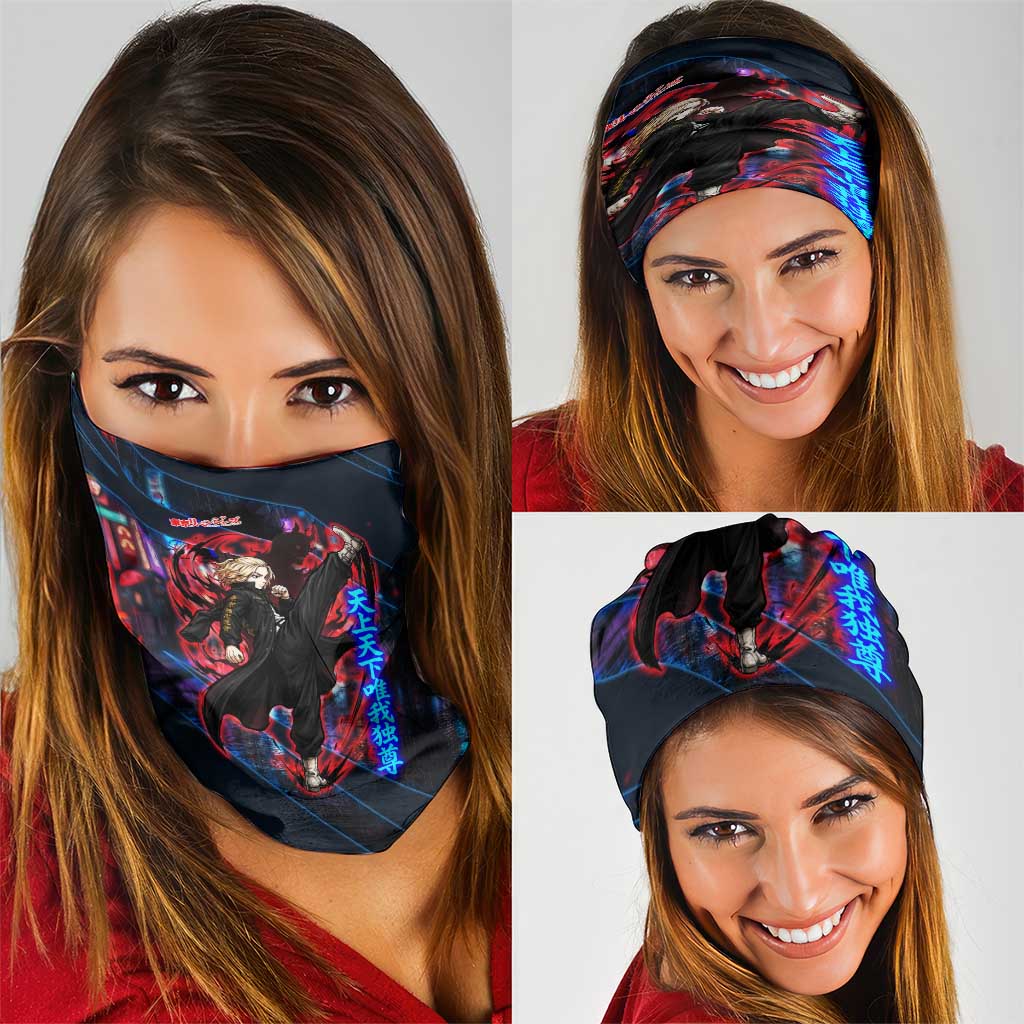 Sano Manjiro Mikey Neck Gaiter Neon Tokyo Gang Aesthetic Style