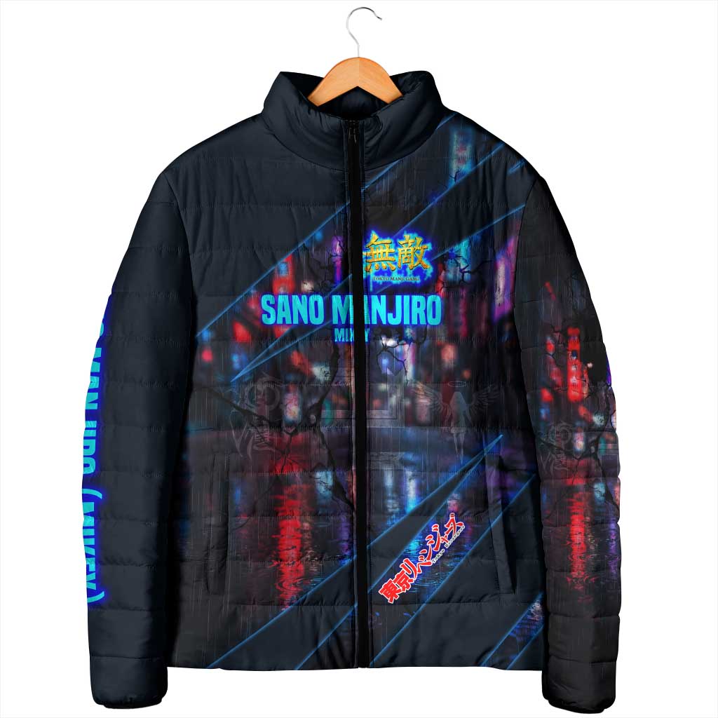 Sano Manjiro Mikey Padded Jacket Neon Tokyo Gang Aesthetic Style