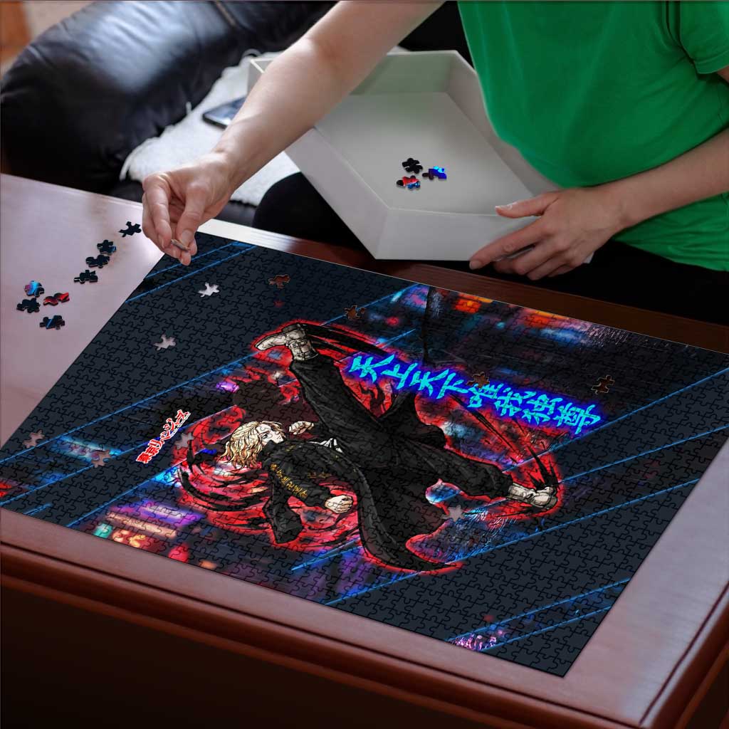 Sano Manjiro Mikey Puzzle Neon Tokyo Gang Aesthetic Style