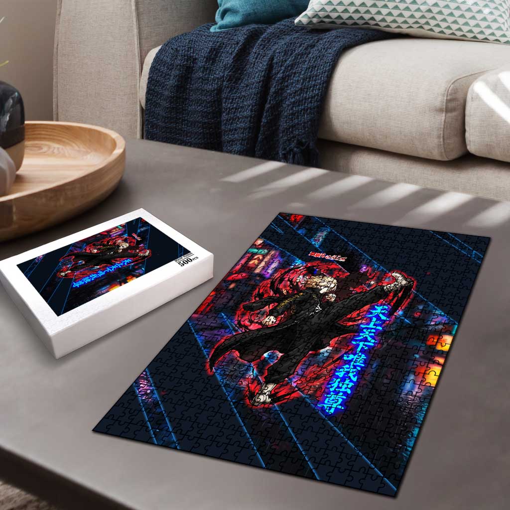 Sano Manjiro Mikey Puzzle Neon Tokyo Gang Aesthetic Style