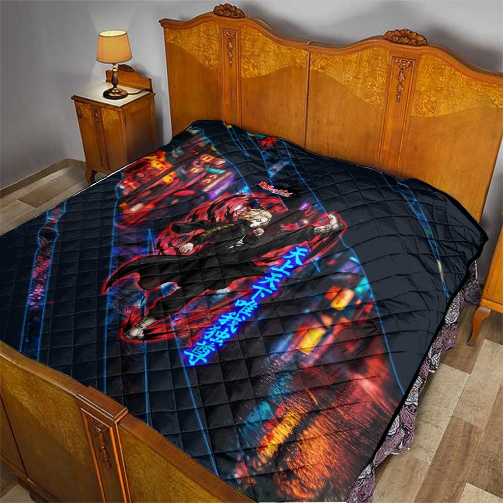 Sano Manjiro Mikey Quilt Neon Tokyo Gang Aesthetic Style