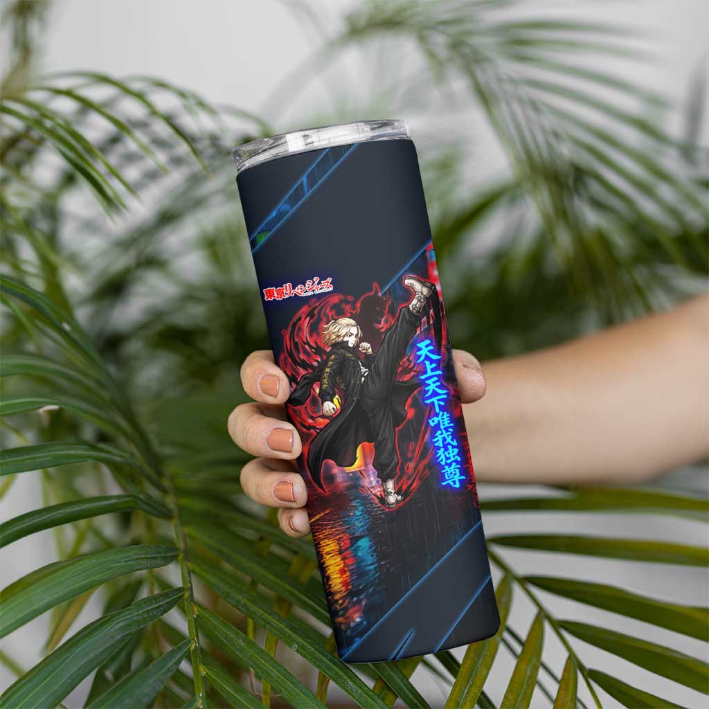 Sano Manjiro Mikey Skinny Tumbler Neon Tokyo Gang Aesthetic Style