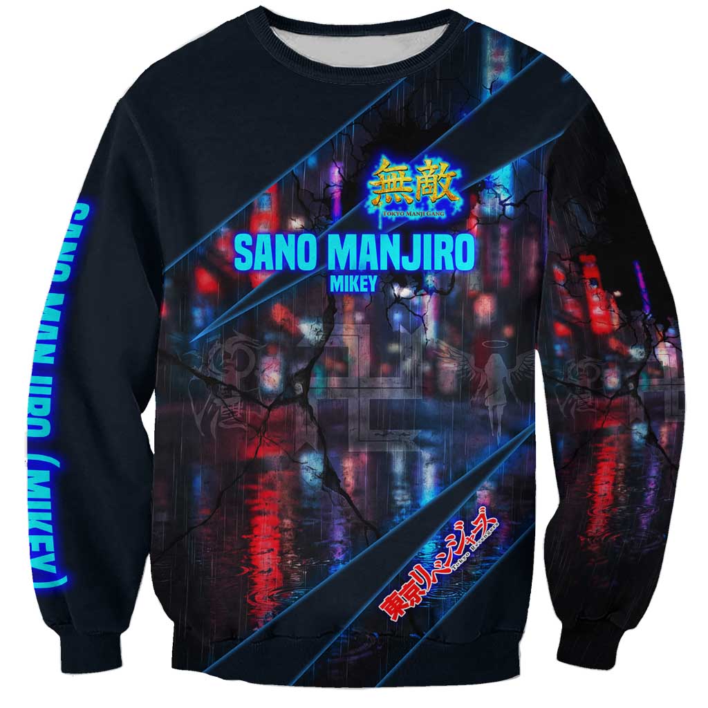 Sano Manjiro Mikey Sweatshirt Neon Tokyo Gang Aesthetic Style