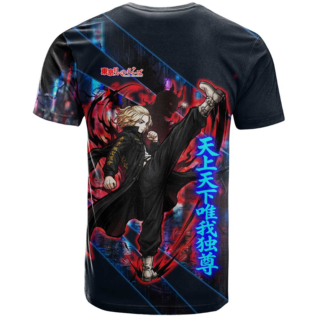 Sano Manjiro Mikey T Shirt Neon Tokyo Gang Aesthetic Style