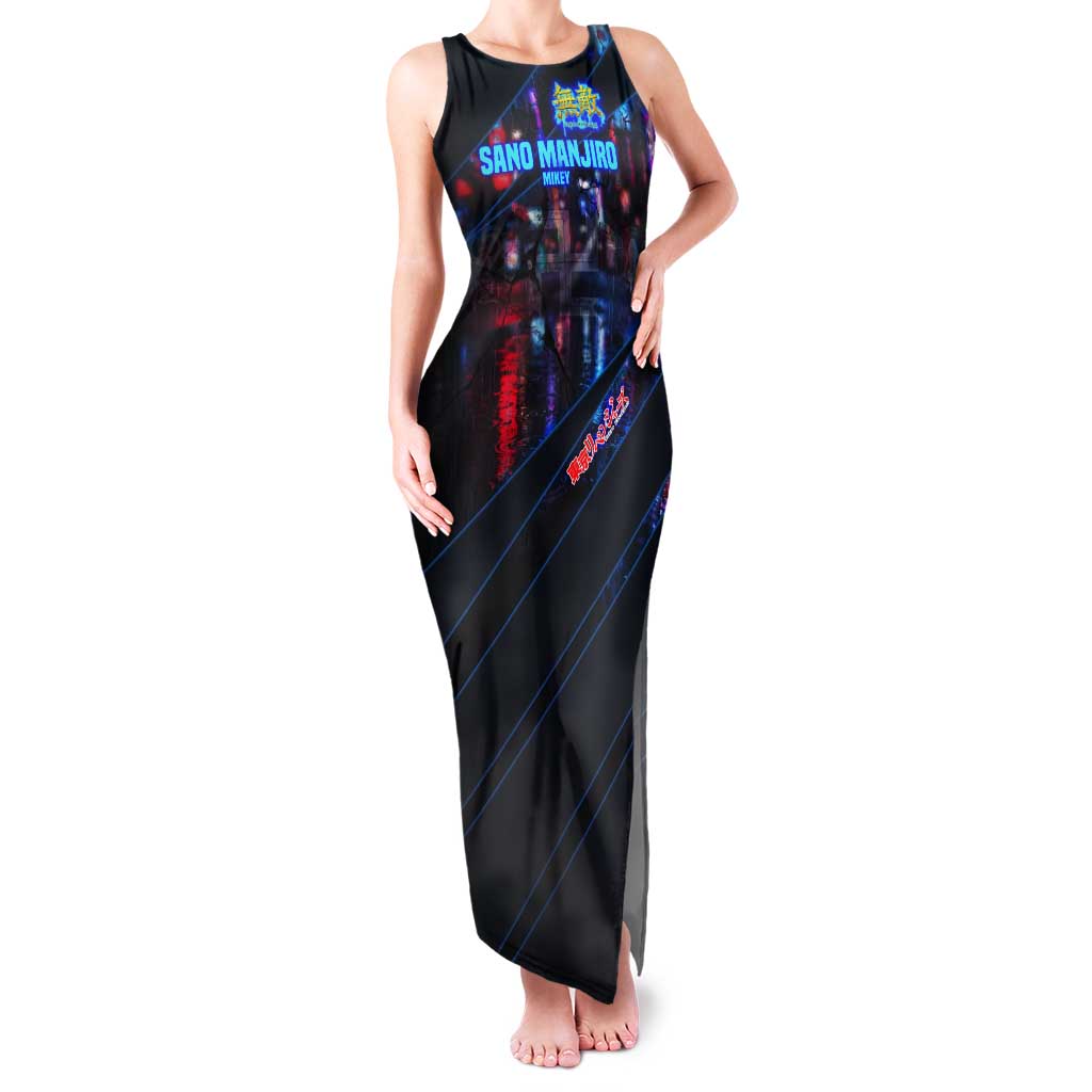 Sano Manjiro Mikey Tank Maxi Dress Neon Tokyo Gang Aesthetic Style