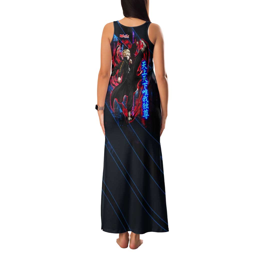 Sano Manjiro Mikey Tank Maxi Dress Neon Tokyo Gang Aesthetic Style