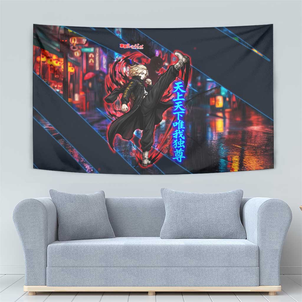 Sano Manjiro Mikey Tapestry Neon Tokyo Gang Aesthetic Style