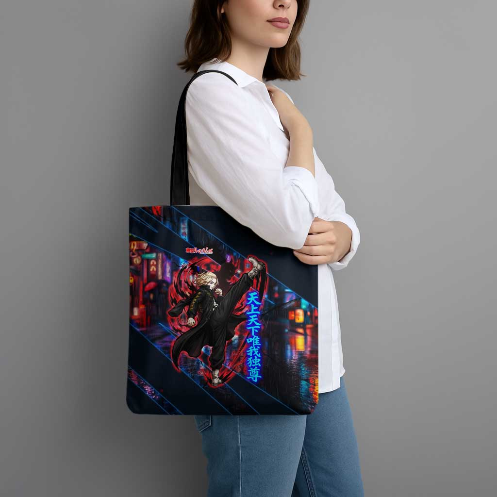 Sano Manjiro Mikey Tote Bag Neon Tokyo Gang Aesthetic Style