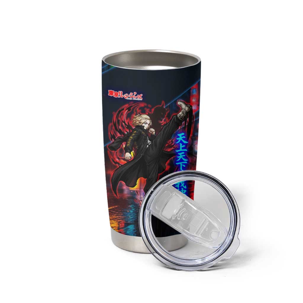 Sano Manjiro Mikey Tumbler Cup Neon Tokyo Gang Aesthetic Style