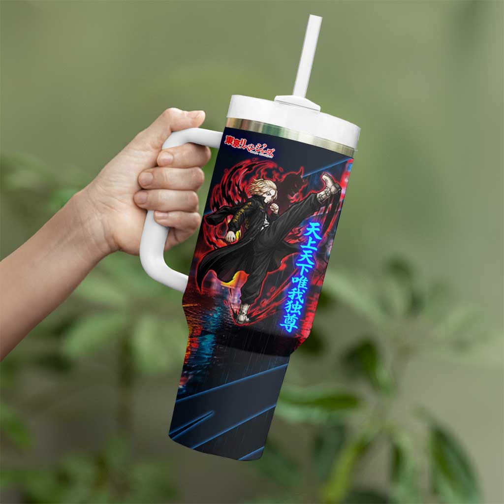 Sano Manjiro Mikey Tumbler With Handle Neon Tokyo Gang Aesthetic Style