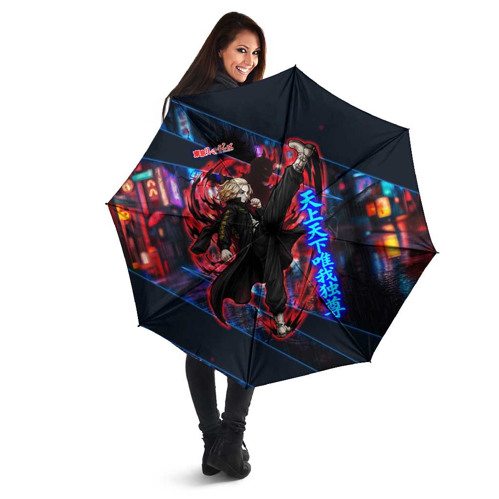 Sano Manjiro Mikey Umbrella Neon Tokyo Gang Aesthetic Style