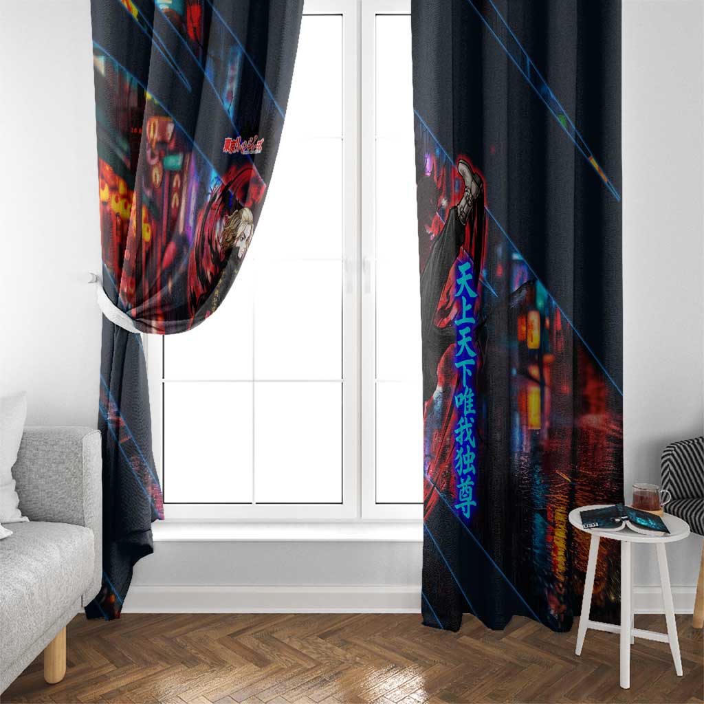 Sano Manjiro Mikey Window Curtain Neon Tokyo Gang Aesthetic Style