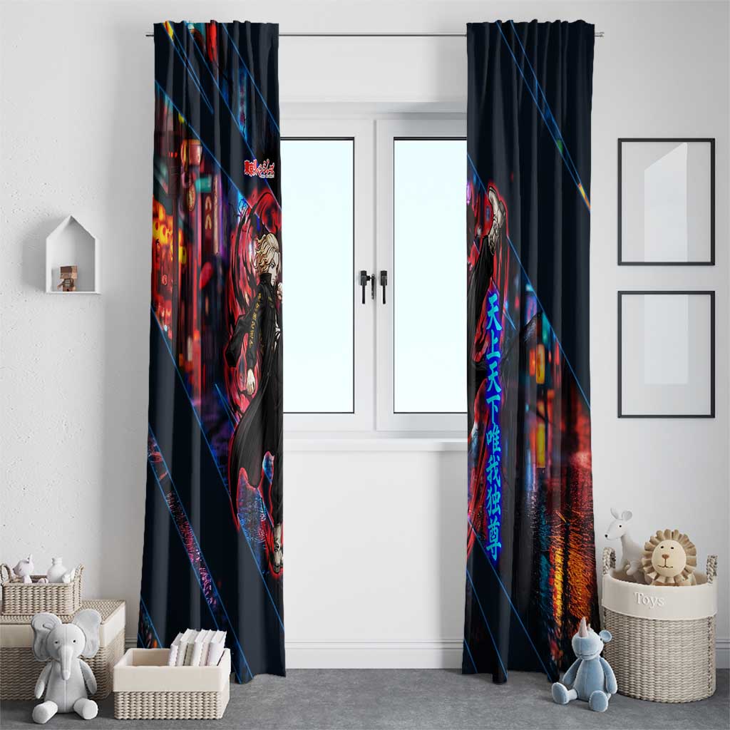 Sano Manjiro Mikey Window Curtain Neon Tokyo Gang Aesthetic Style