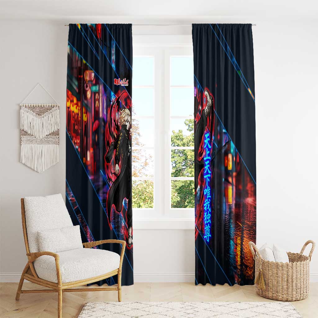 Sano Manjiro Mikey Window Curtain Neon Tokyo Gang Aesthetic Style