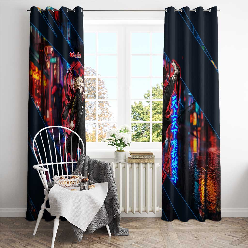 Sano Manjiro Mikey Window Curtain Neon Tokyo Gang Aesthetic Style
