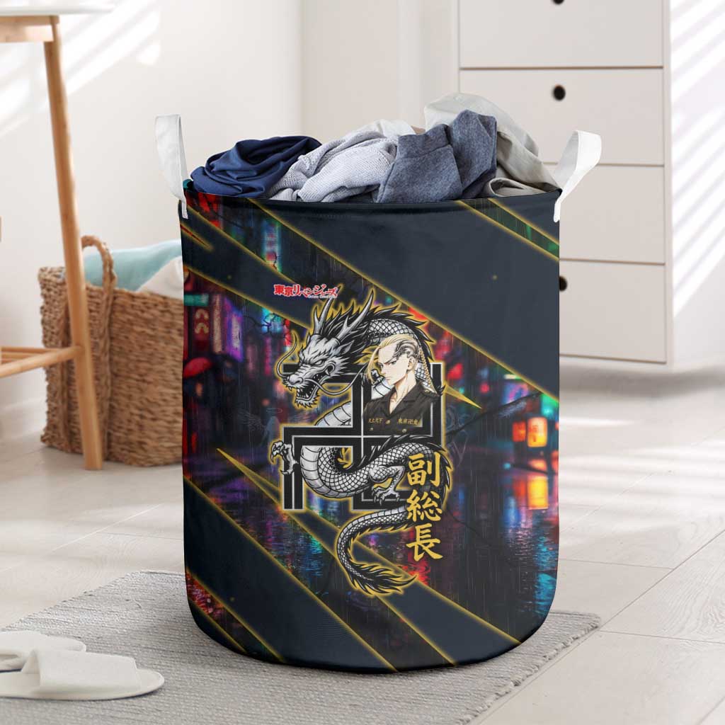 Ryuguji Ken Draken Laundry Basket Neon Dragon Yakuza Art Style