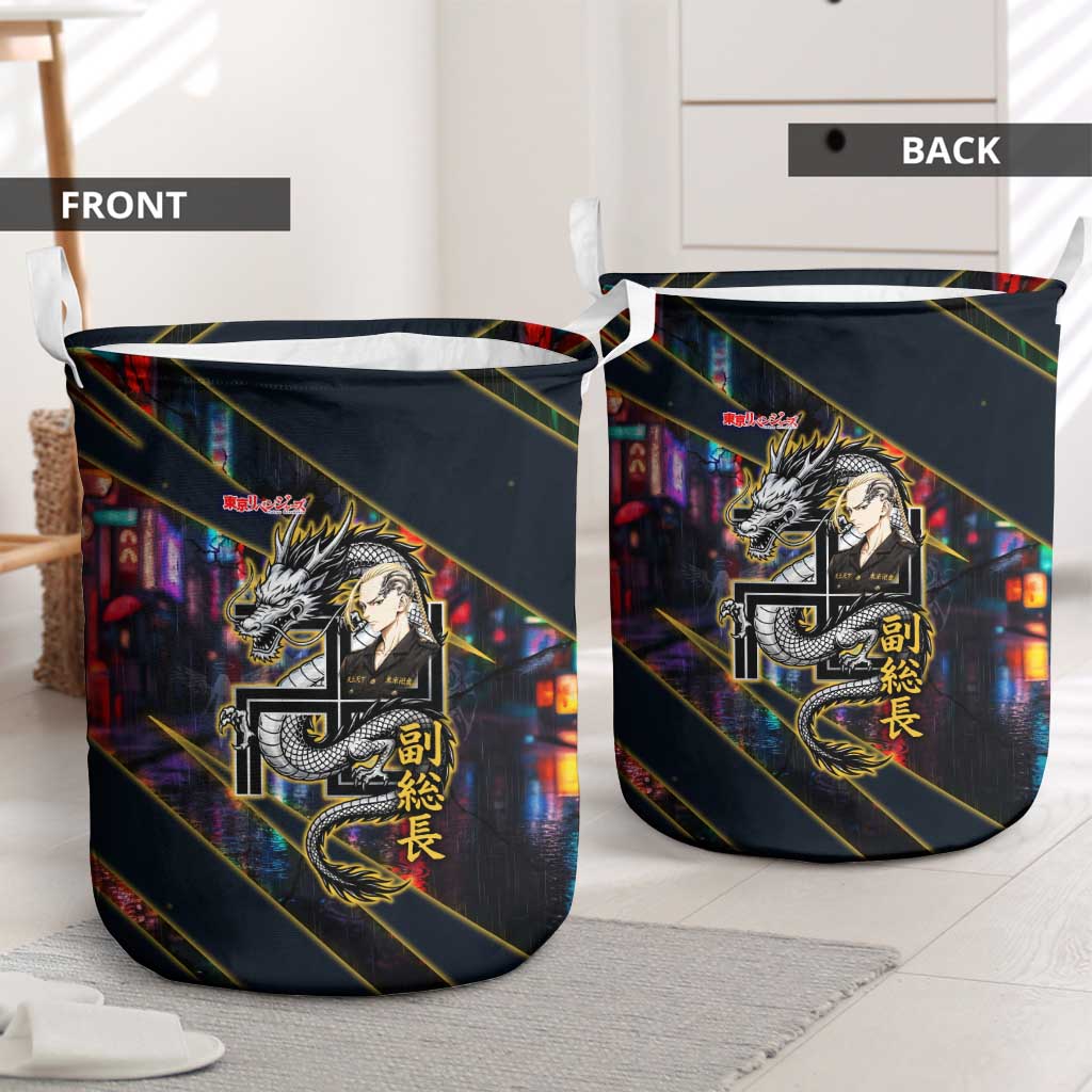 Ryuguji Ken Draken Laundry Basket Neon Dragon Yakuza Art Style