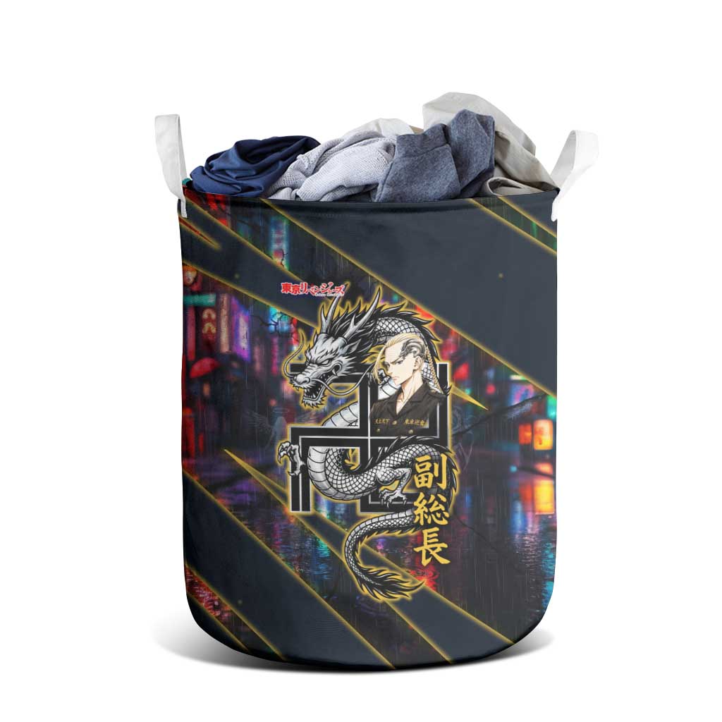 Ryuguji Ken Draken Laundry Basket Neon Dragon Yakuza Art Style