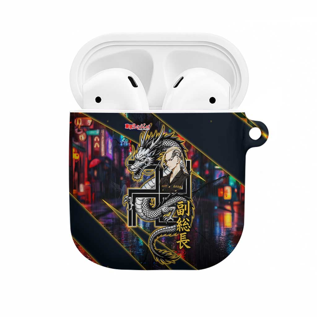 Ryuguji Ken Draken AirPods Case Neon Dragon Yakuza Art Style