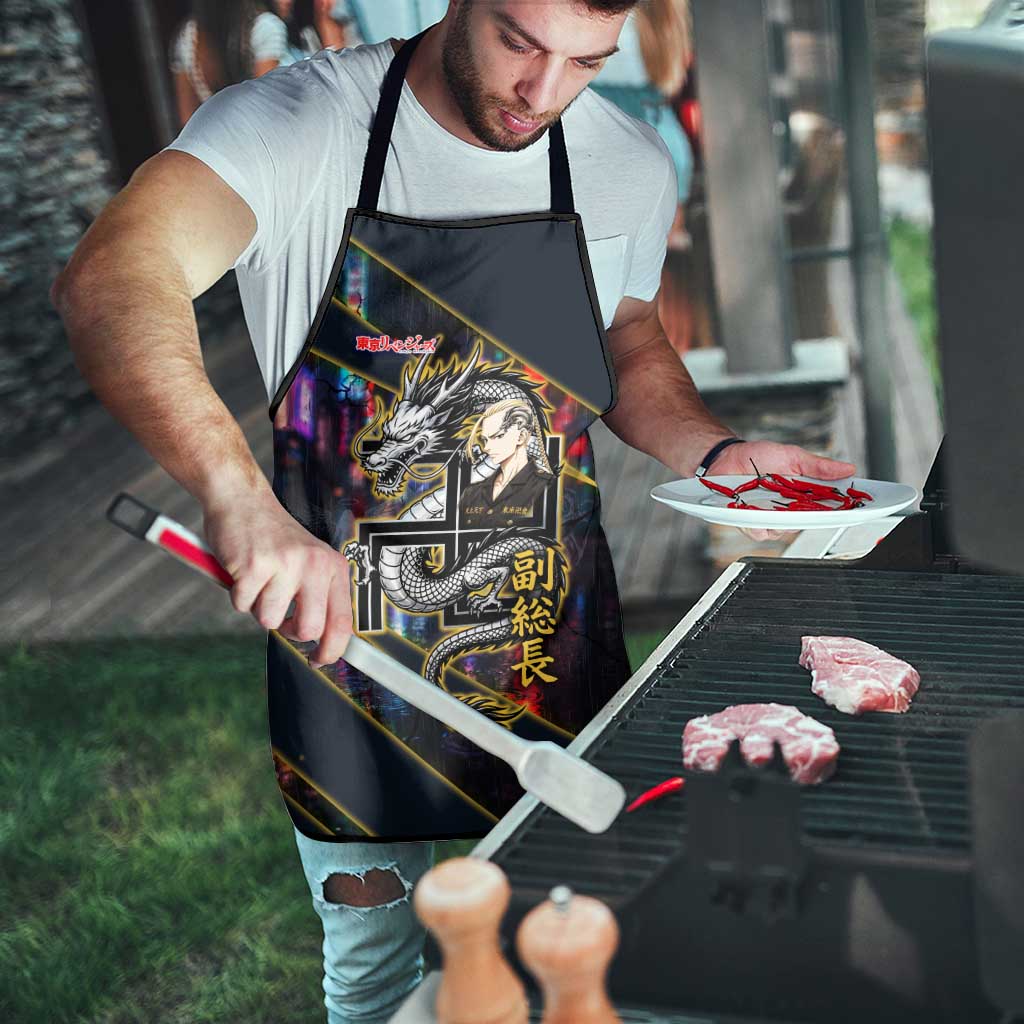 Ryuguji Ken Draken Apron Neon Dragon Yakuza Art Style