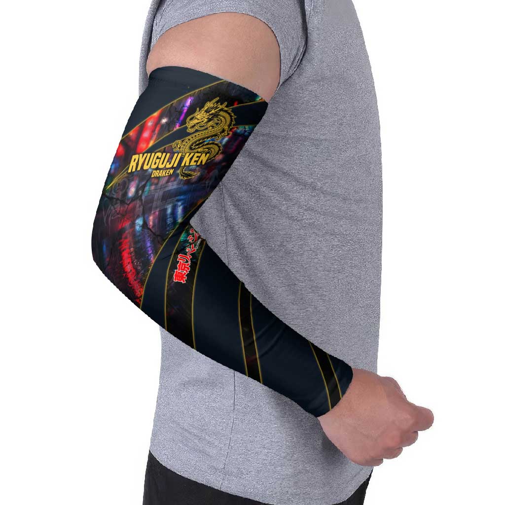 Ryuguji Ken Draken Arm Sleeves Neon Dragon Yakuza Art Style