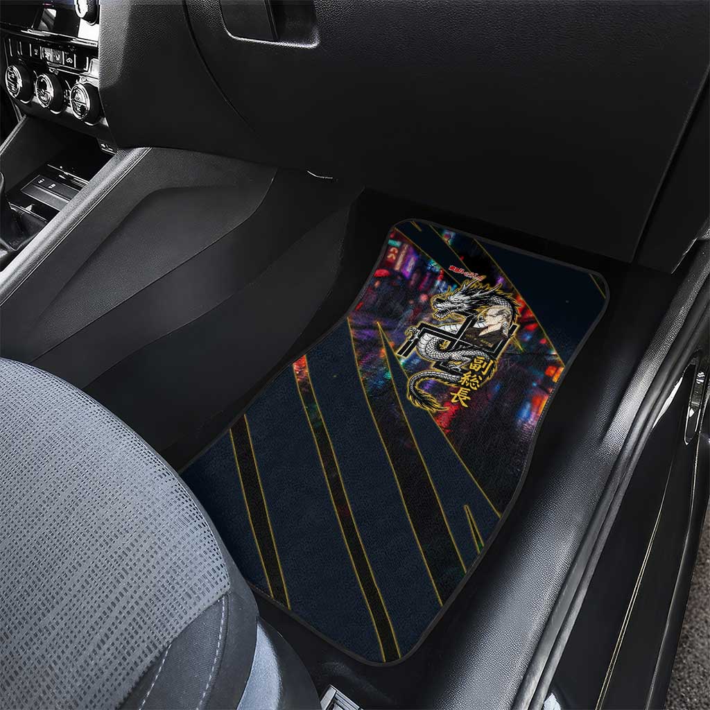 Ryuguji Ken Draken Car Mats Neon Dragon Yakuza Art Style