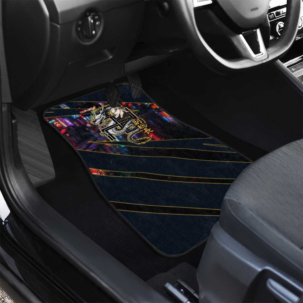 Ryuguji Ken Draken Car Mats Neon Dragon Yakuza Art Style