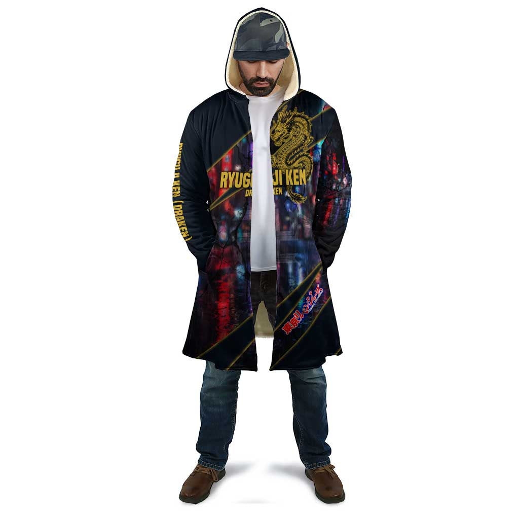 Ryuguji Ken Draken Cloak Neon Dragon Yakuza Art Style