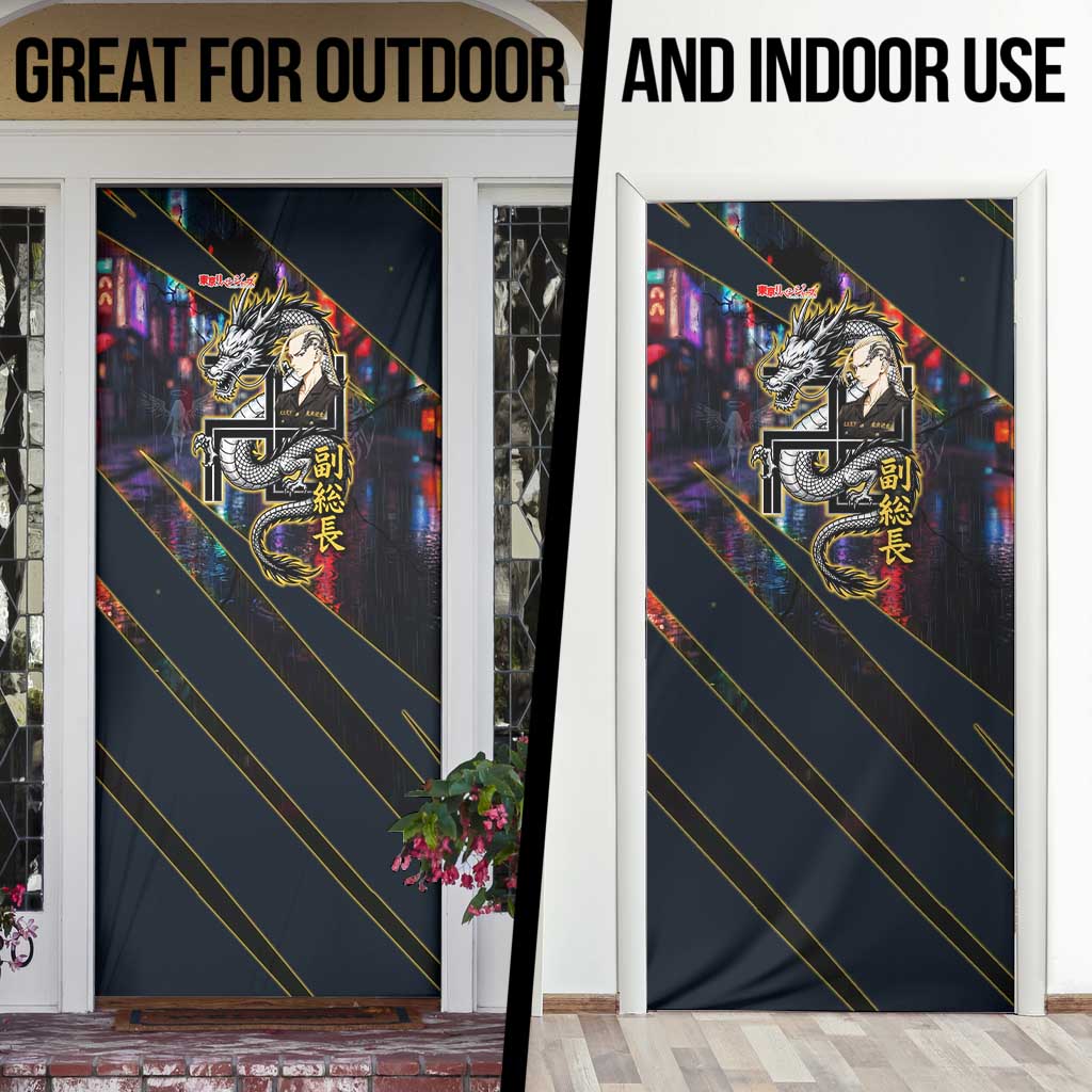 Ryuguji Ken Draken Door Cover Neon Dragon Yakuza Art Style