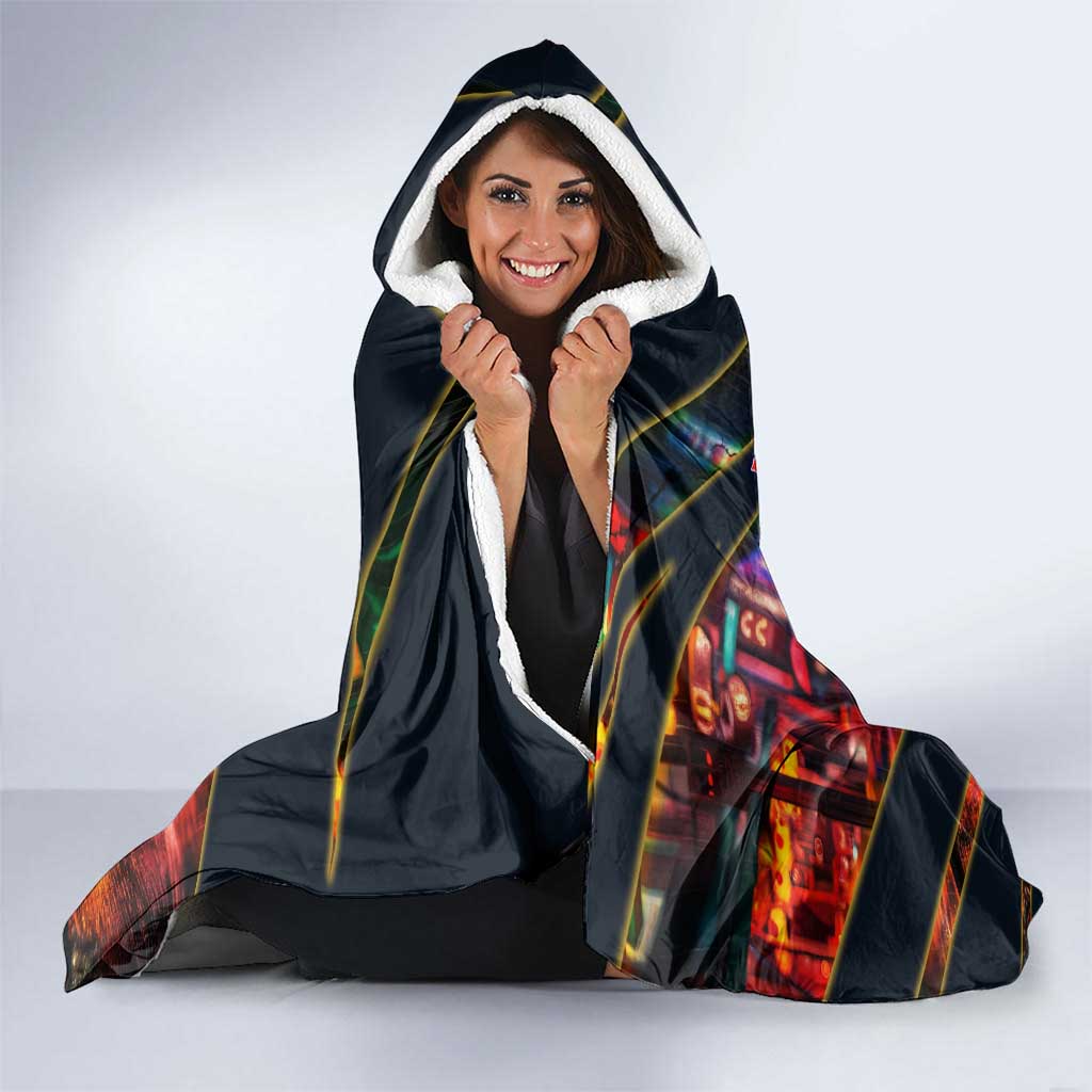 Ryuguji Ken Draken Hooded Blanket Neon Dragon Yakuza Art Style