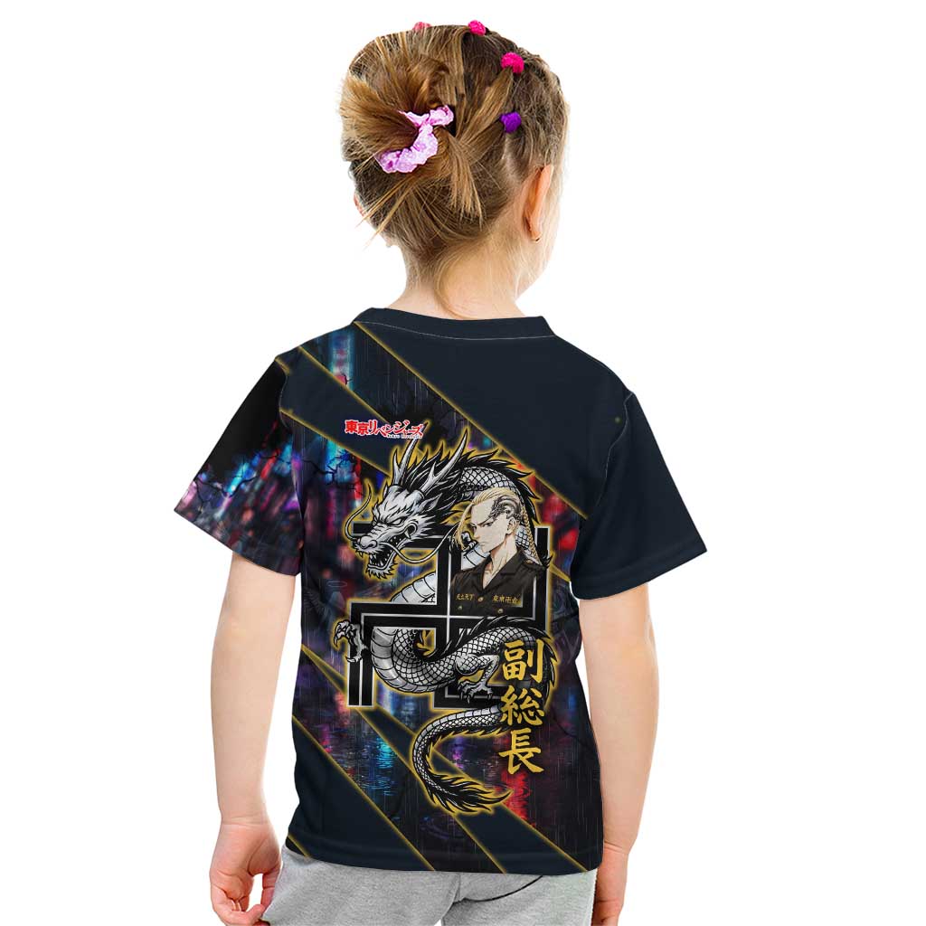 Ryuguji Ken Draken Kid T Shirt Neon Dragon Yakuza Art Style