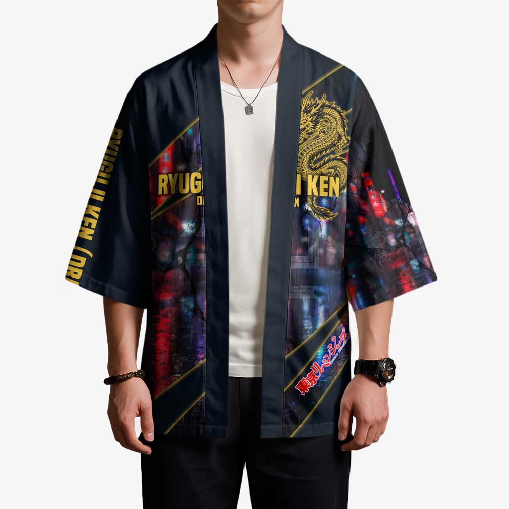Ryuguji Ken Draken Kimono Neon Dragon Yakuza Art Style