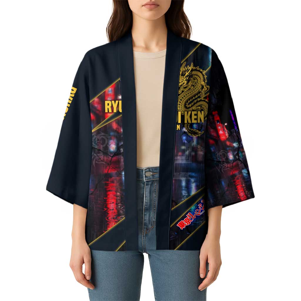 Ryuguji Ken Draken Kimono Neon Dragon Yakuza Art Style