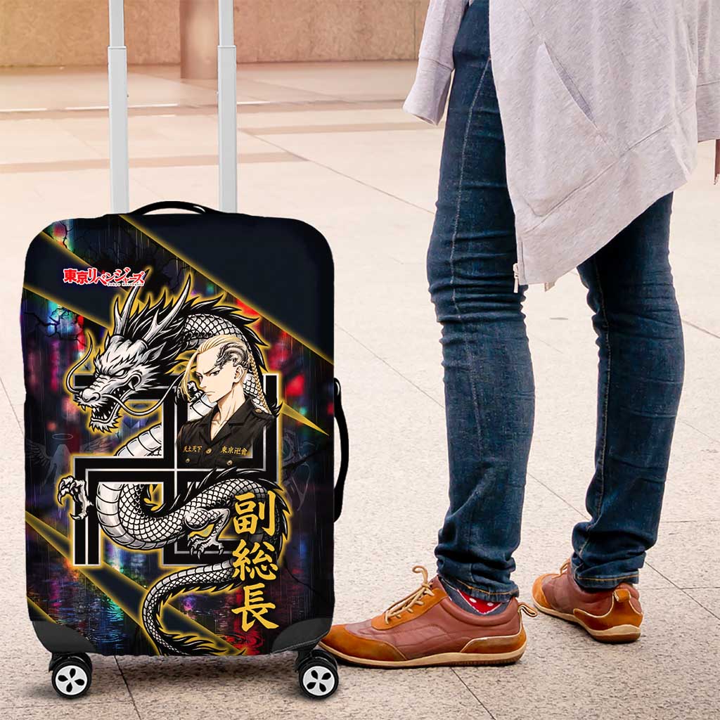 Ryuguji Ken Draken Luggage Cover Neon Dragon Yakuza Art Style