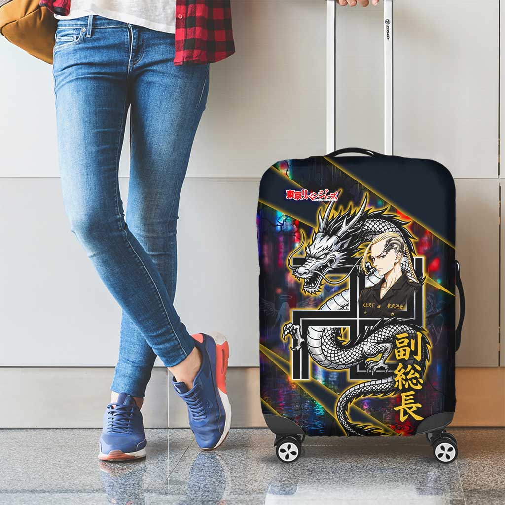 Ryuguji Ken Draken Luggage Cover Neon Dragon Yakuza Art Style